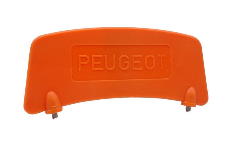 Oranje Plaat Peugeot