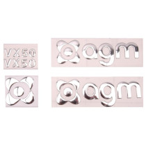 Stickerset Logo Oem | Agm Vx50 Chroom
